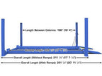ATLAS Platinum PVL14 ALI Certified 14,000 Lbs. Capacity Commercial Grade 4-Post Lift – image 8