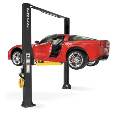 Bendpak xpr-10as-lp low-pro arm design, dual-width, 10,000 lb. capacity, ali certified two-post lift, asymmetric, screw pad – image 1