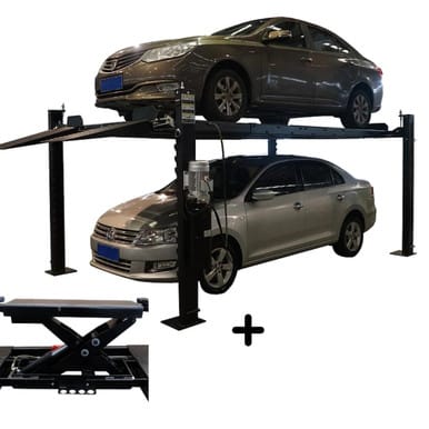 Mayflower Blacksmith Pro 8000 8,000 lb 4-Post Car Lift with Sliding Bridge Jack – image 1