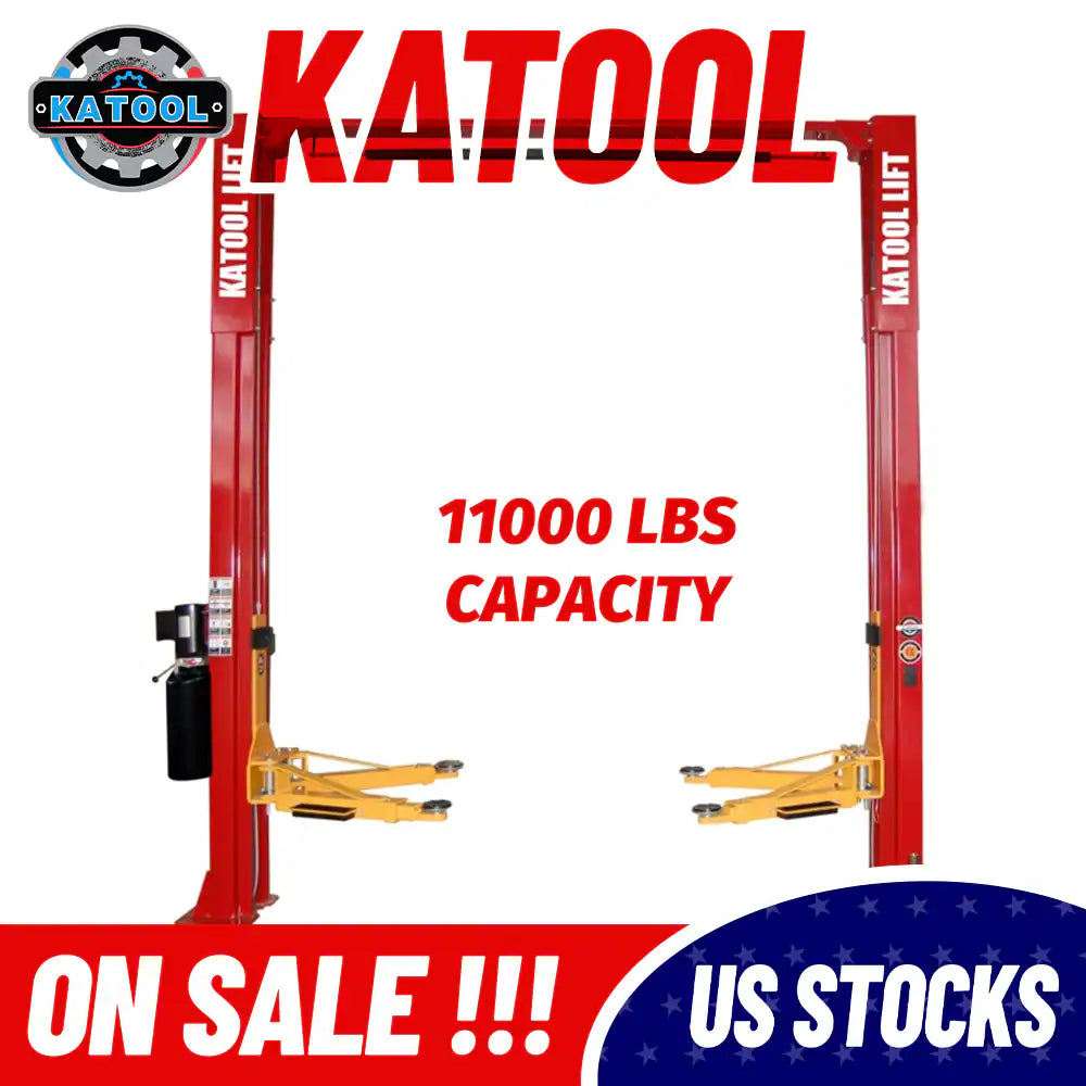 Katool KT-H100 Two-Post Overhead Lift – 10,000 lb Capacity – image 1
