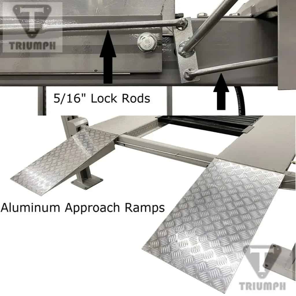 TRIUMPH NSS-8 8000Lbs 4 Post Storage Service Car Auto Lift Truck Hoist – image 10