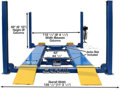 ATLAS 412A Commercial Grade Alignment Lift 12,000 Lbs. Capacity – image 11
