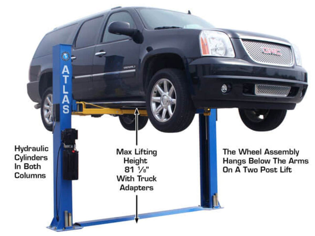Atlas BP8000 8,000 lb Baseplate 2-Post Car Lift – image 3