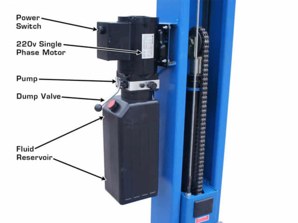 Atlas BP8000 8,000 lb Baseplate 2-Post Car Lift – image 12