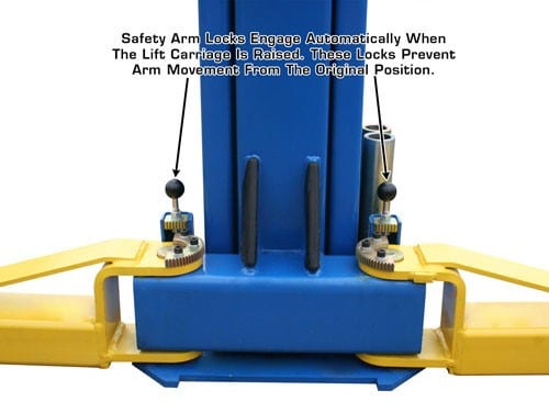 Atlas 9OHSC (SS) 9,000 lb Overhead 2-Post Car Lift – image 15