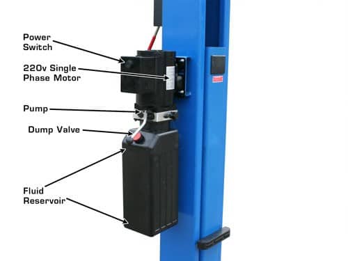 Atlas 9OHSC (SS) 9,000 lb Overhead 2-Post Car Lift – image 11