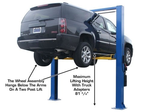 Atlas 9OHSC (SS) 9,000 lb Overhead 2-Post Car Lift – image 3