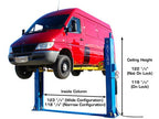 Atlas BP12000 12,000lbs 2-Post Bottom Plate Car Lift – image 11