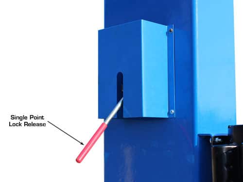 Atlas BP12000 12,000lbs 2-Post Bottom Plate Car Lift – image 17
