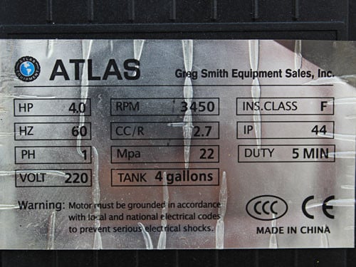 Atlas BP12000 12,000lbs 2-Post Bottom Plate Car Lift – image 20