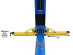 Atlas BP12000 12,000lbs 2-Post Bottom Plate Car Lift – image 24