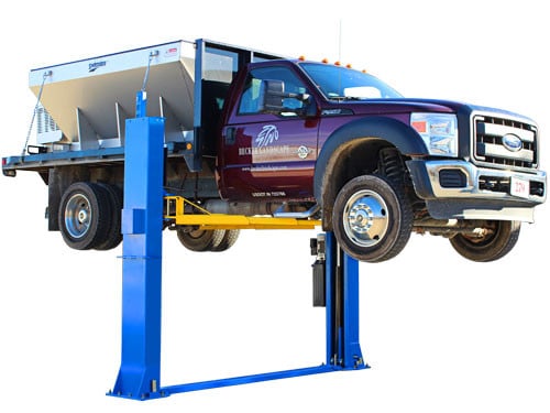 Atlas BP12000 12,000lbs 2-Post Bottom Plate Car Lift – image 1