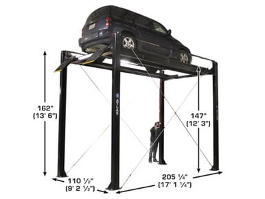ATLAS ST-7000 SUPER TALL 4 Post Lift (7,000lbs Capacity) – image 7