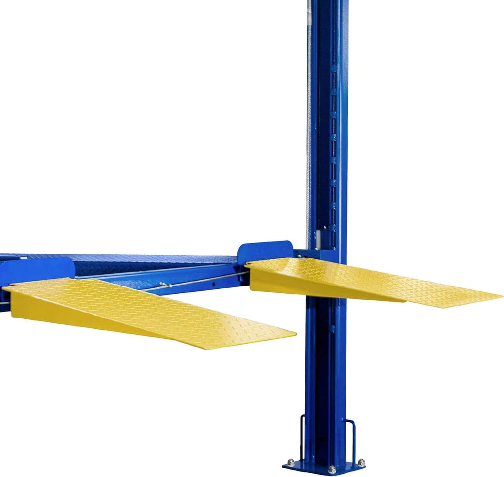 Weize 8500 lbs 4 Post Car Lift with Casters Kits Four Post Parking Lift 4-Post Portable Storage Service Home Parking Lift – image 6