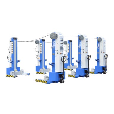 iDEAL MSC-13K-B-678 Mobile Column Lift, Six Column Set, 78,000 lbs. – image 1