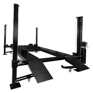 APlusLift 11,000LB 4-Post Portable Parking Storage Service Car Lift - HW-4P11S – image 2
