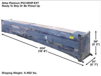 ATLAS Platinum PVL14OF-EXT Open Front ALI Certified Alignment Lift – image 15