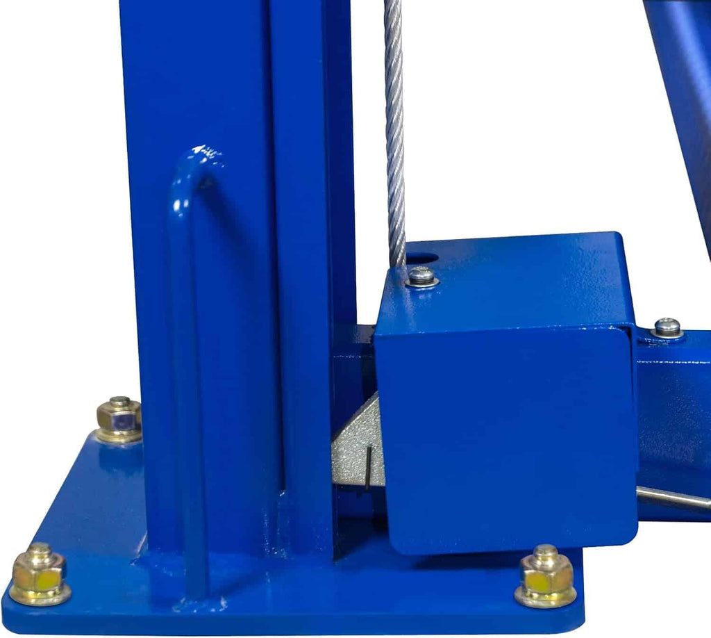Weize 8500 lbs 4 Post Car Lift with Casters Kits Four Post Parking Lift 4-Post Portable Storage Service Home Parking Lift – image 7