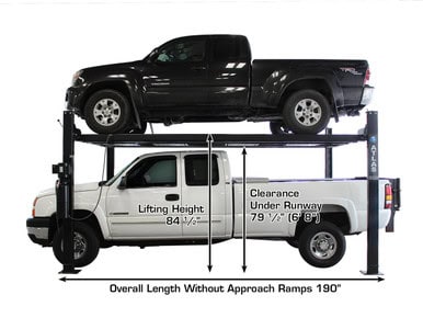 ATLAS Apex 8 Extra Long & Extra High 4-Post Hobbyist Lift - ALI Certified – image 3
