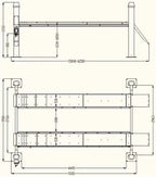 KT-4H150 Heavy Duty 4-Post Alignment Lift 15,000lbs. Rolling Jack Included – image 6
