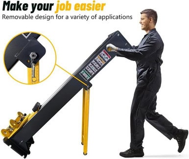 PMRL-200 8000 Lbs Test Portable Two-Post Garage Lift 2 Post Lift Car Lift Auto Lift – image 3
