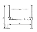 Triumph NOS-9 9,000 lb. 4 Post Lift – image 6