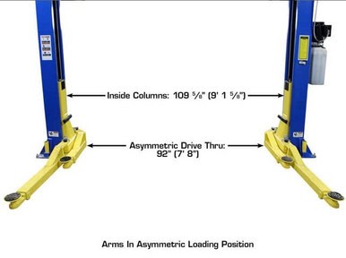 ATLAS Pro-9D Overhead 9,000 lbs. Capacity 2 Post Lift – image 8