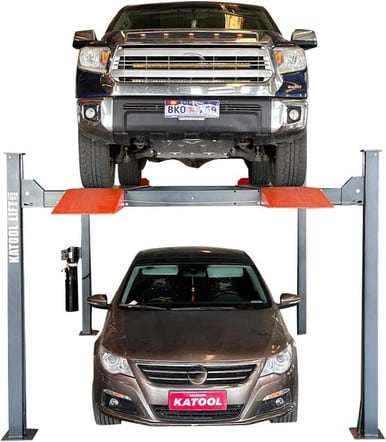KATOOL 3.0HP 11000Lbs Lifting Height 84 Inch 4 Post Lift 110v Four Post Parking Lift 4-Post Auto Lift Garage Lift Storage – image 2