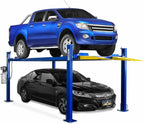 Weize 8500 lbs 4 Post Car Lift with Casters Kits Four Post Parking Lift 4-Post Portable Storage Service Home Parking Lift – image 1