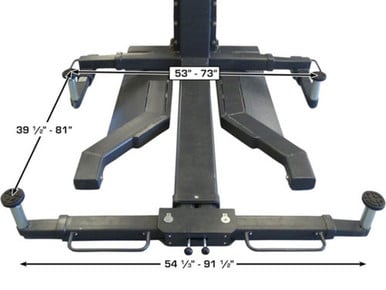 ATLAS PSP-6000 - 6,000 lb Portable Single Post Lift – image 10