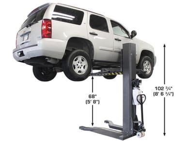 ATLAS PSP-6000 - 6,000 lb Portable Single Post Lift – image 5