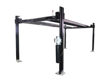 APlusLift 11,000LB 4-Post Portable Parking Storage Service Car Lift - HW-4P11S – image 10