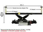 ATLAS RJ-8000 Air/Hydraulic Center Rolling Jack – image 5