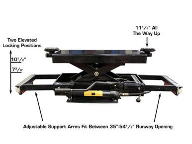 ATLAS RJ-45 4500 Lbs. Rolling Hydraulic Center Jack and Truck Adapters – image 8