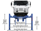 ATLAS Platinum PVL14 ALI Certified 14,000 Lbs. Capacity Commercial Grade 4-Post Lift – image 4