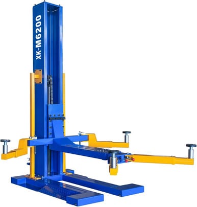 XK M6200 Car Lifts Model 220V Manually Unlock Mobile 6200Lbs Capacity Single Post Lift 36 Months Parts Replacemen – image 8