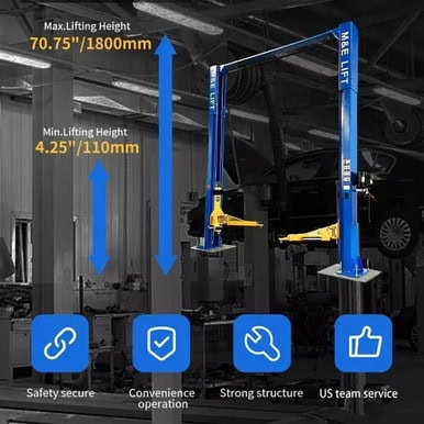 Motooltech ME 11,000 LB 2-Post Auto Lift – image 4