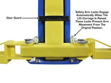 ATLAS Pro-9D Overhead 9,000 lbs. Capacity 2 Post Lift – image 9