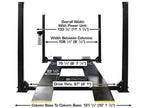 Apex 9 ALI Certified Hobbyist 9,000 Lb. Capacity 4-Post Parking Car Lift – image 7