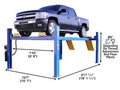 ATLAS 414 14,000 Lbs. Capacity Commercial Grade 4-Post Lift – image 1