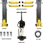 PMRL-200 8000 Lbs Test Portable Two-Post Garage Lift 2 Post Lift Car Lift Auto Lift – image 2