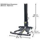 Atlas PSP-6000 6,000 lb Portable Single Post Lift – image 6