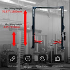 KATOOL 11000lbs Single Point Lock Release Direct Drive Two Post Lift 2 Post Lift Auto Lift 2-post Lift Clear Floor Car Lift, AS110D – image 4
