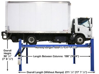 ATLAS Platinum PVL14 ALI Certified 14,000 Lbs. Capacity Commercial Grade 4-Post Lift – image 3