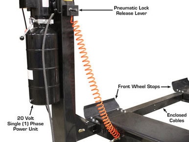 ATLAS ST-7000 SUPER TALL 4 Post Lift (7,000lbs Capacity) – image 15