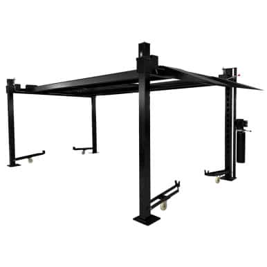 APlusLift 11,000LB 4-Post Portable Parking Storage Service Car Lift - HW-4P11S – image 3