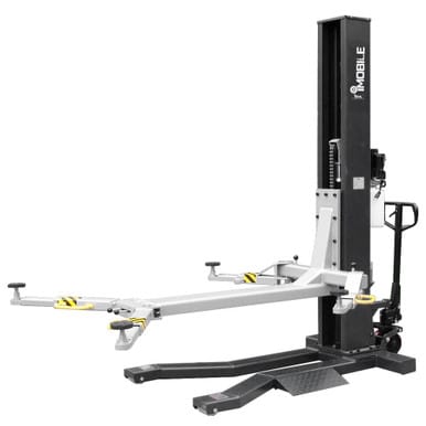 iDEAL MSC-6KLP 6,000 lb. Low Profile Mobile Single Post Lift - Black Edition – image 5