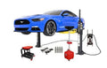 Maxjax m6k portable two-post garage lift – supreme package – image 1
