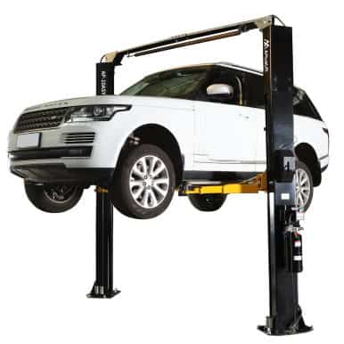 APlusLift 10,000LB 2-Post Overhead Symmetrical and Truly Asymmetrical Single Release Car Lift with 3 Year Warranty - HW-10ASY – image 1