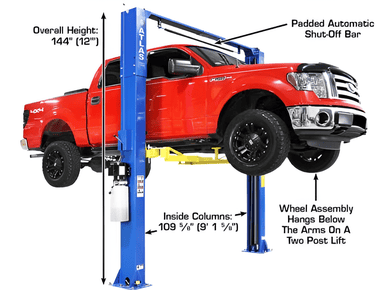 ATLAS Pro-9D Overhead 9,000 lbs. Capacity 2 Post Lift – image 3